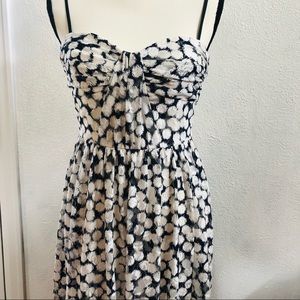 Betsey Johnson blue lace maxi dress